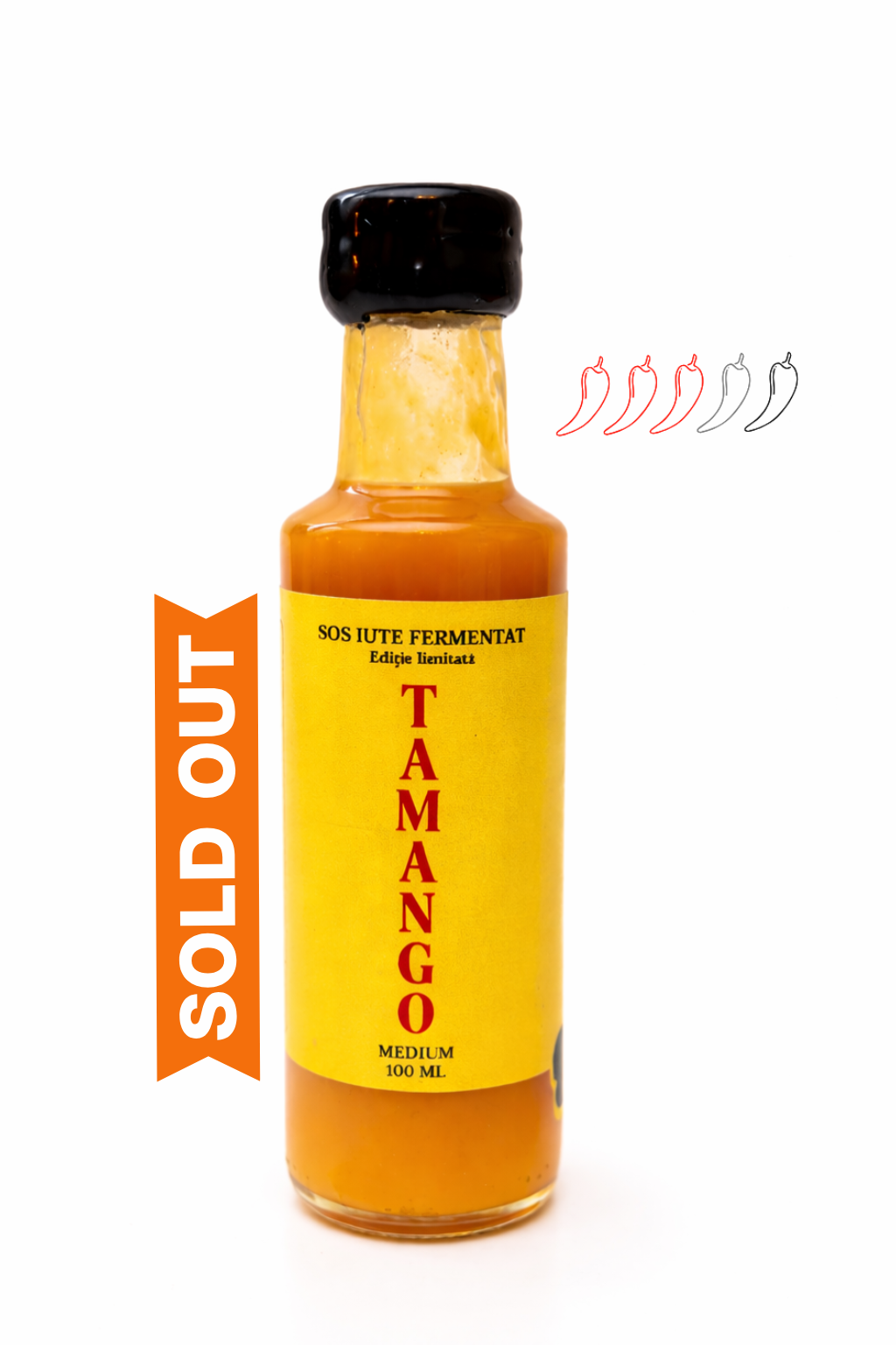 TAMANGO (Ediție limitată) - Sos iute fermentat cu ananas, mango și ardei