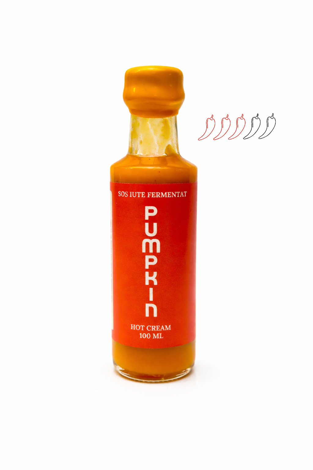 PUMPKIN - HOT CREAM - Sos iute fermentat cu dovleac